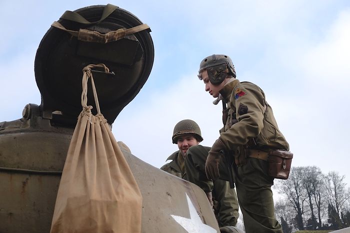 Battle of the Bulge re-enacted in Clervaux on 70th anniversary