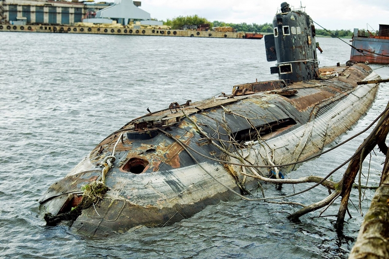 The abandoned sub that has now been restored…