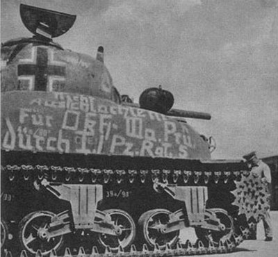 sherman captured german tanks m4 tank hands