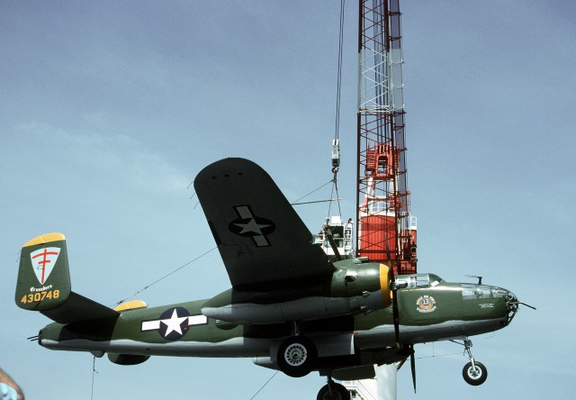 Seen This Before In 1992 B 25s Take Off From A Carrier Once More To Remember The Doolittle Raid