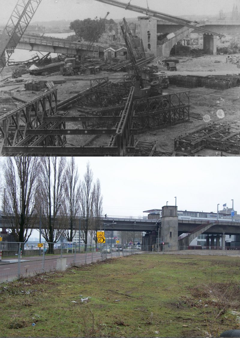 The Liberation Of Arnhem Stunning Then And Now Pictures Of A Battered   Wederopbouwbrugarnhem11 