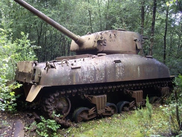 WATCH: Free WWII Tank? Abandoned World War II Tank Wrecks Part 1