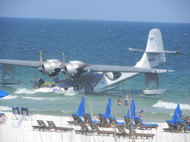 WWII PBY Catalina Seaplane Destroyed Off Florida Coast In Movie Mishap