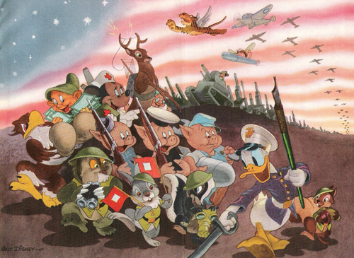 Disney Cartoons Used To Support War Effort