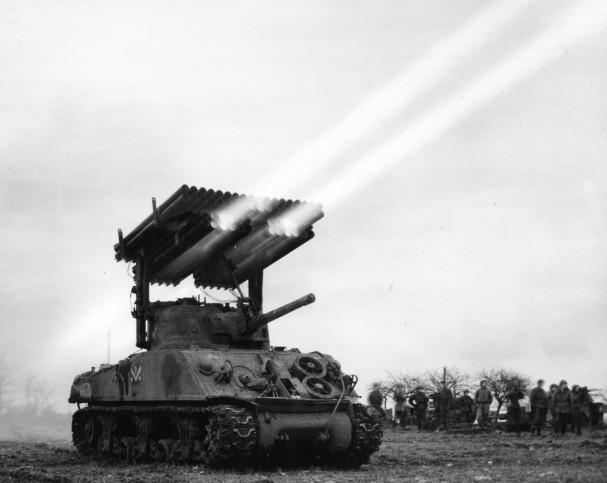 Rocket Firing Shermans - 20 Awesome pics and video!