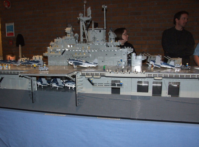 This Lego Aircraft Carrier Is Massive - Check Out The Pictures