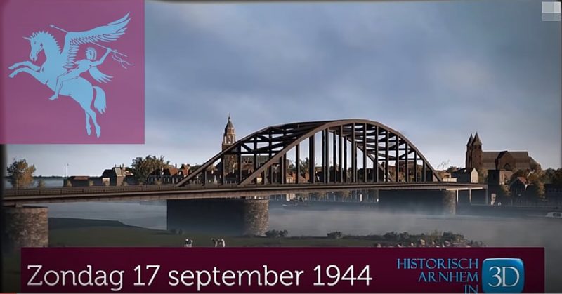 Time Travel Amazing Video Shows Arnhem Bridge As It Was In 1944   Arnhem Bridge 1944 