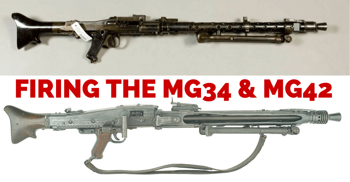 Shooting the MG-34 and MG-42