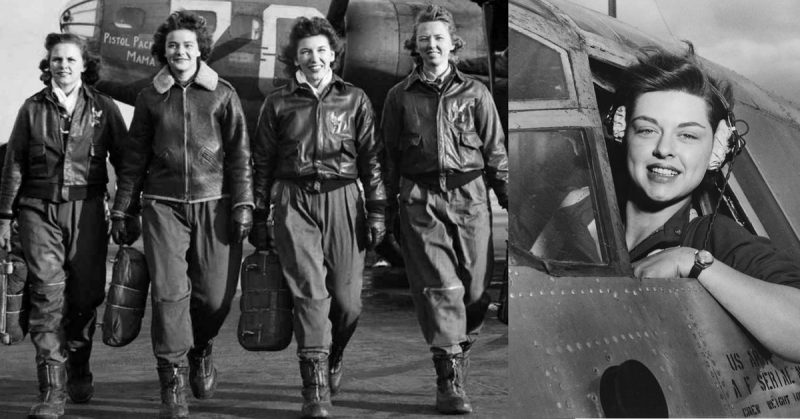 World War II Female WASP Pilot: Proud to Serve Her Country