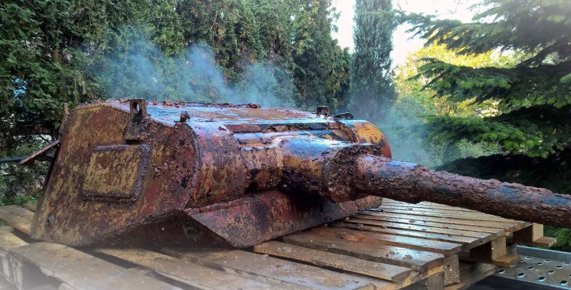 Incredible Discovery: Turret of German WW2 Tank... In The Middle of a