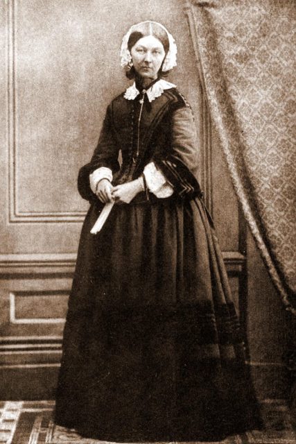 Florence Nightingaleová, revoluční válečná sestra.