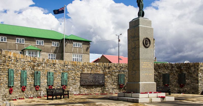 War Cemetery In The Falkland Islands Vandalised   1200px Falklands War Memorial Stanley Falkland Islands 1 