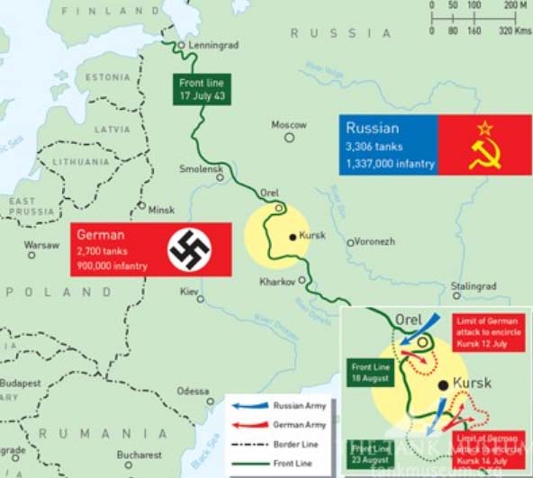 Battle Of Kursk Maps