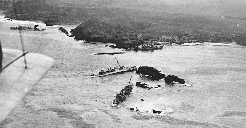 Honda Point Disaster: Where 7 Destroyers and 23 Sailors Were Lost In ...