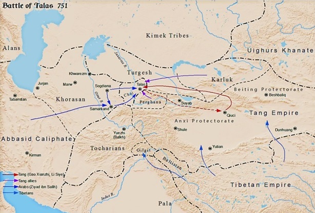 Battle of Talas in 751