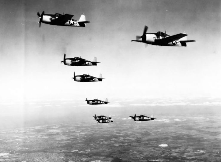 F6F-3 VF-8 Squadron nel 1943.