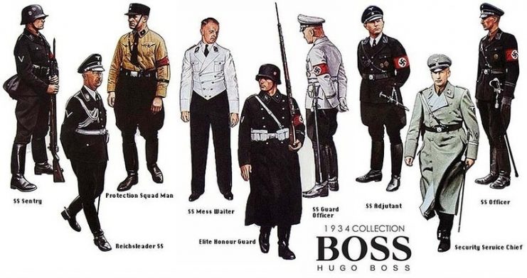 hugo boss ss uniform designer