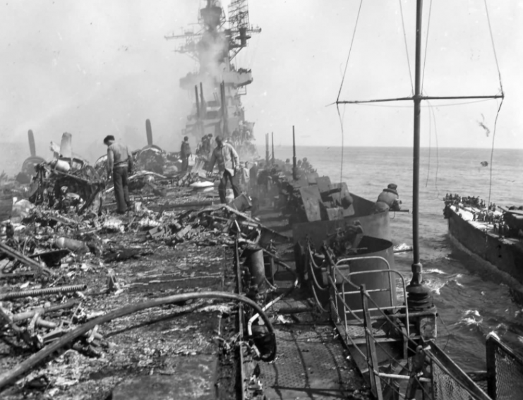 Kamikaze Survivor: USS Bunker Hill CV-17 In 30 Photos