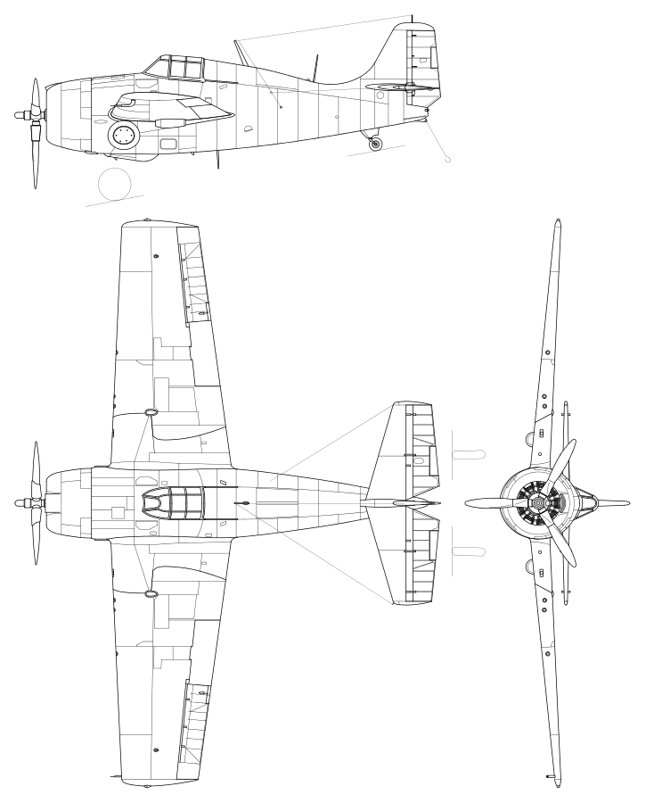 734px-Grumman_F4F_drawing.svg - WAR HISTORY ONLINE