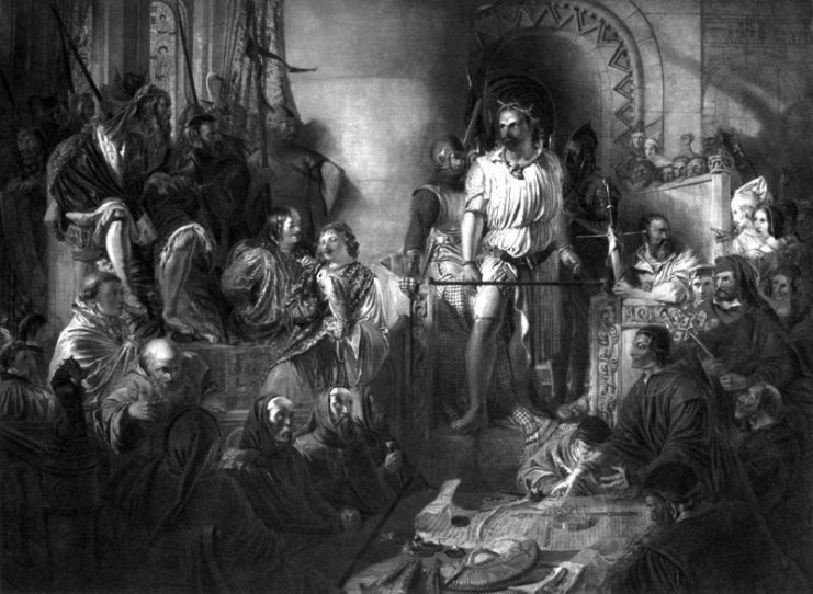 Daniel Maclise, R.A. - The Trial of Sir William Wallace