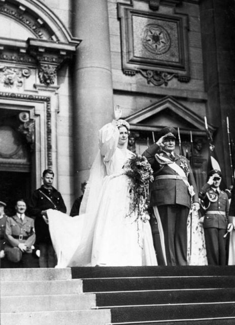 Berlin, bryllup Hermann Göring med hustruen Emmy.Bundesarchiv, B 145 Bild-F051618-0010 / Schaack, Lothar / CC-BY-SA 3.0