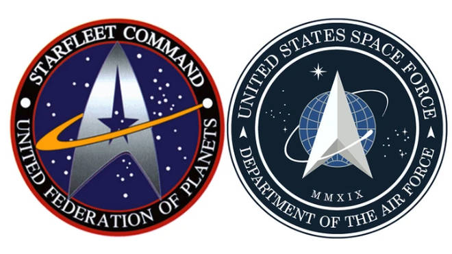 Space Force Logo Why Is It Basically A Copy Of Star Trek S