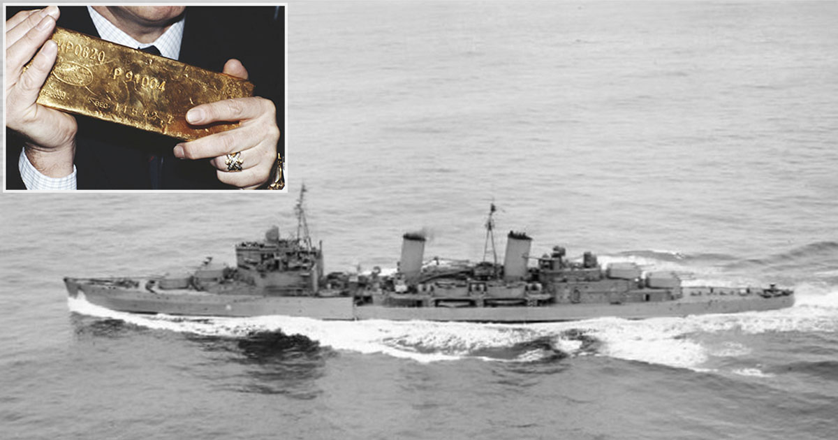 $220 Million in Gold Bullion was Recovered From HMS Edinburgh