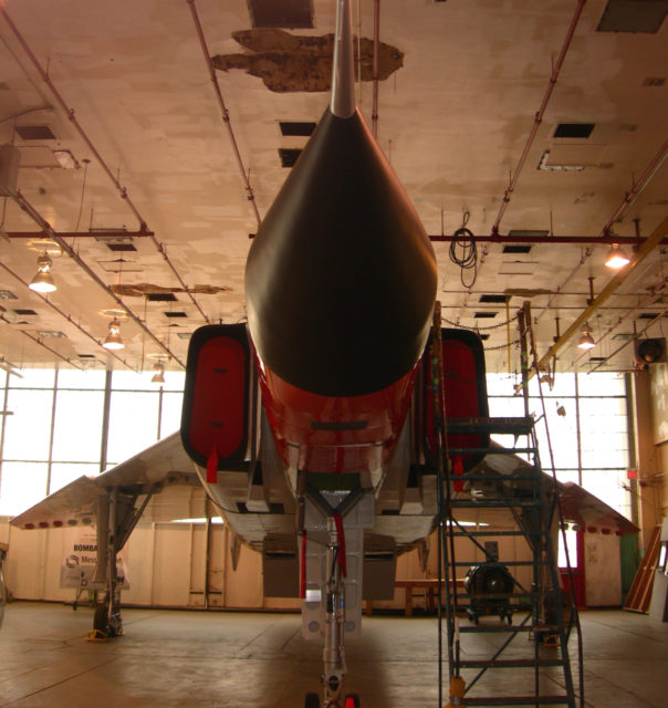 Replica of an Avro Arrow at the Toronto Aerospace Museum. 