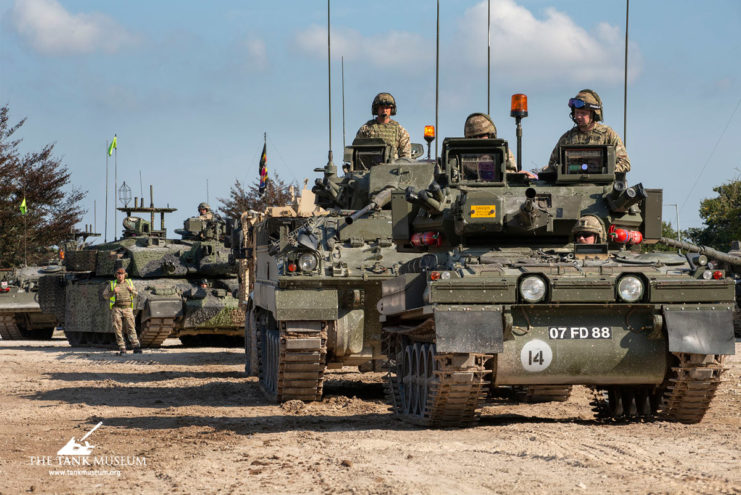 Military personnel in tanks at TANKFEST 2021