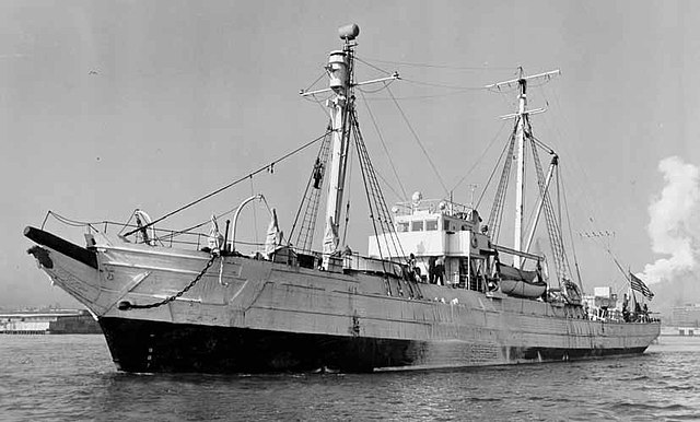 US Revenue Cutter Bear at sea