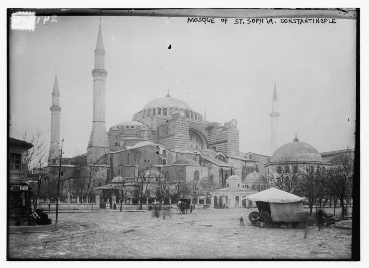 Exterior of the Hagia Sophia