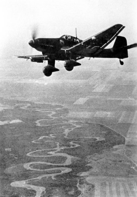 Junkers Ju 87 in flight