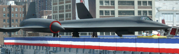 Lockheed A-12 on display