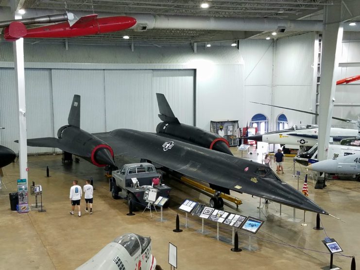 Lockheed A-12 on display