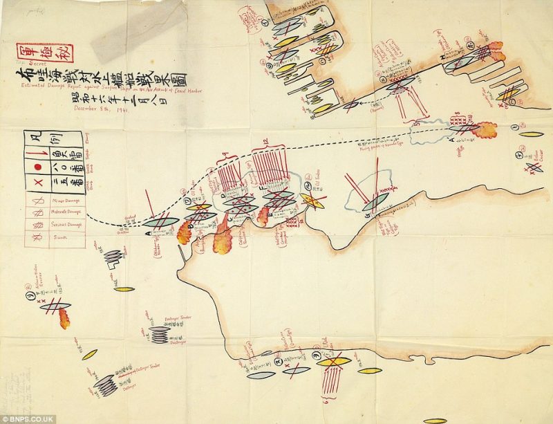 Battle map reveals Japanese Commander underestimated the damage of the ...