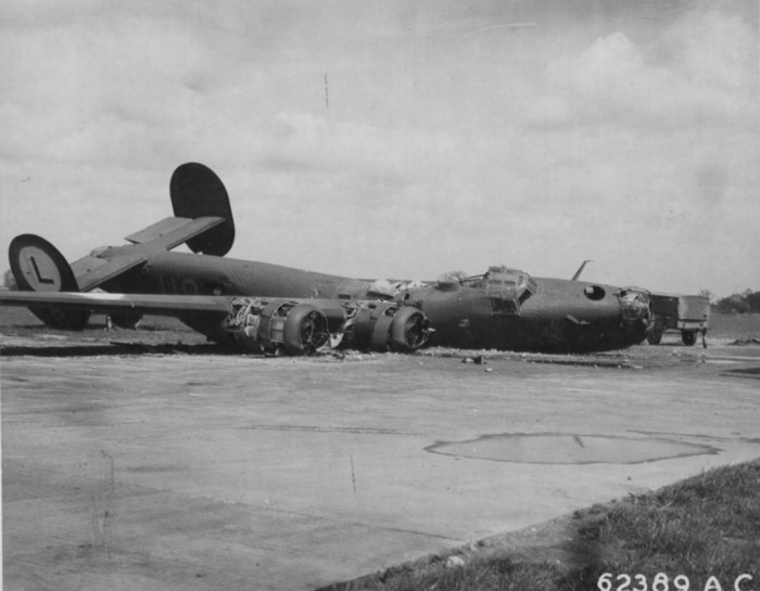 Incredible Pictures Of Damaged B-24 Liberators That Made It Home