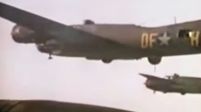 Chilling Footage Of A B-17 Going Down | War History Online