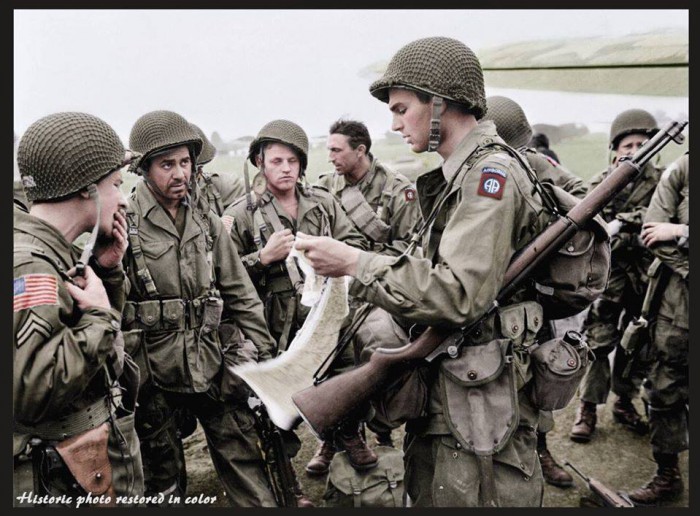 Iconic Colourised Images of Operation Market Garden