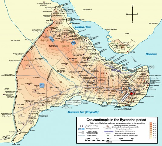 Development of the Awe-inspiring Triple Walls of Constantinople | War ...