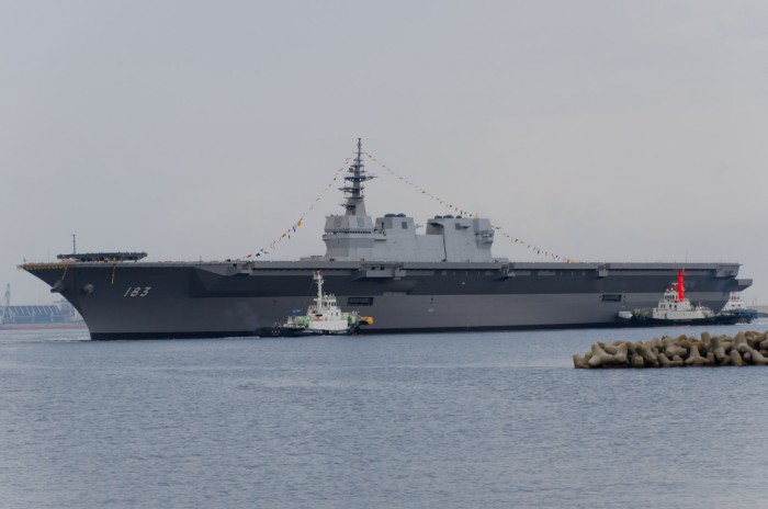 Japan Launches Second Izumo-class Helicopter Carrier | War History Online