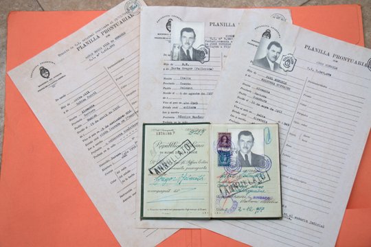 Papers used by Joseph Mengele