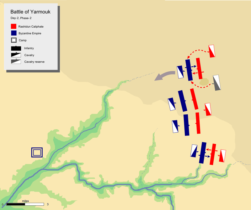 Arab Women Shame Their Fleeing Men Back Towards the Fight At The Battle ...