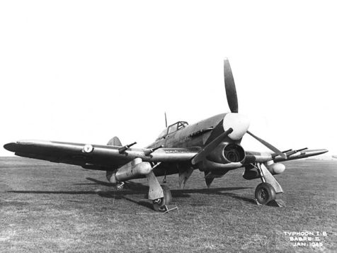 Interceptor Turned Fighter-Bomber - 16 Facts About the Hawker Typhoon ...