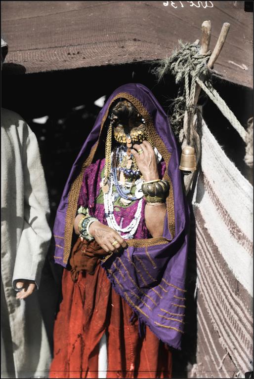 Colorized Photographs Of The Native Bedouin People Before They Fought
