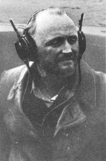 Kurt Sommermeyer standing aboard U-537