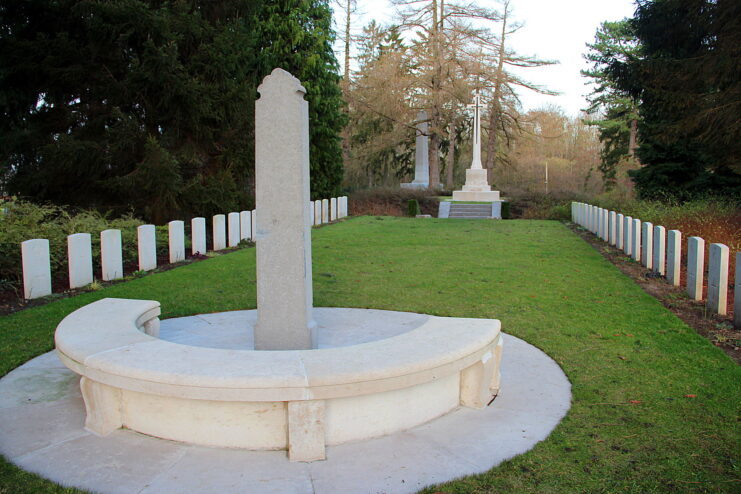 Graves at St. Symphorien Military Cemetery