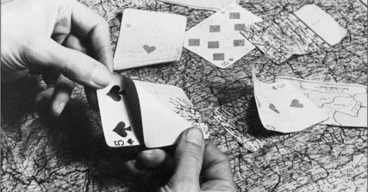 ww2 bicycle playing cards