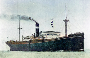 Lisbon Maru at sea