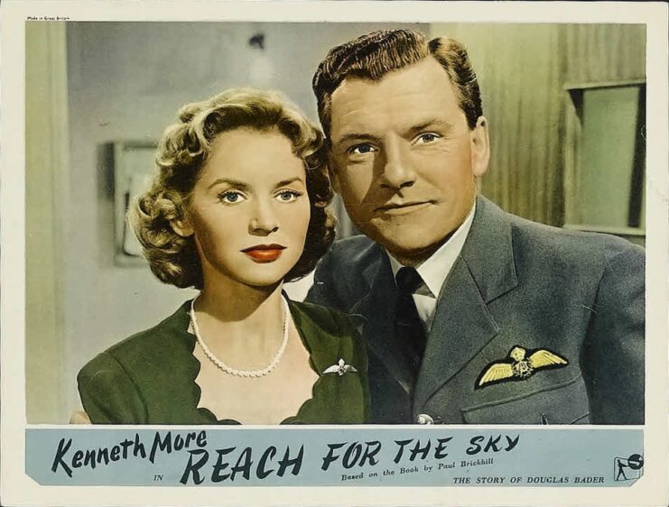 Lobby card for 'Reach for the Sky'