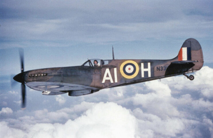 Supermarine Spitfire in flight